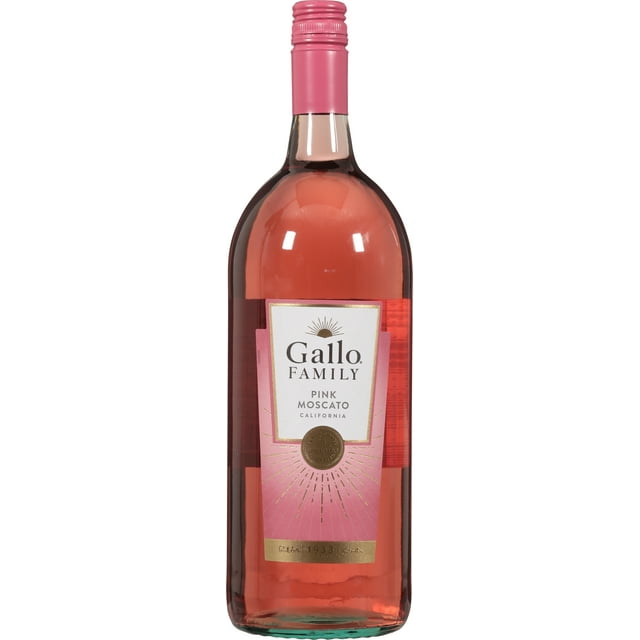 Gallo Family Vineyards Pink Moscato Rose Wine, 1.5L Bottle