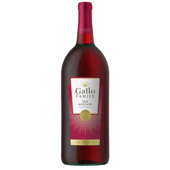 Gallo Family Vineyards Red Moscato Red Wine, 1.5L Bottle