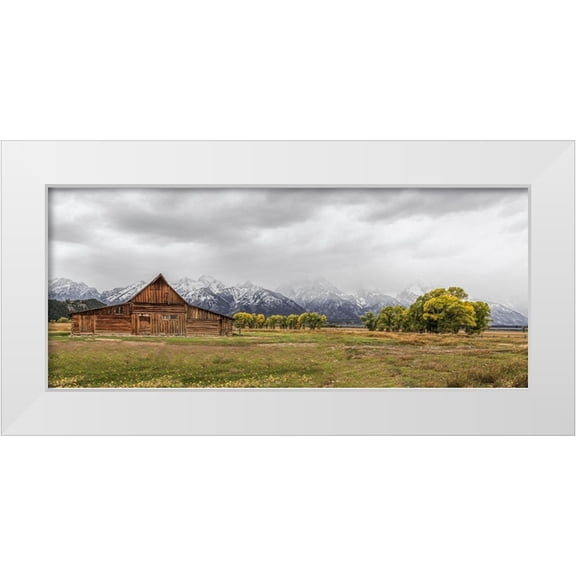 Galloimages Online 14x8 White Modern Wood Framed Museum Art Print Titled - Almost Peak