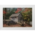 thumbnail image 1 of Galloimages Online 18x13 White Modern Wood Framed Museum Art Print Titled - Cades Cove Grist Mill, 1 of 4