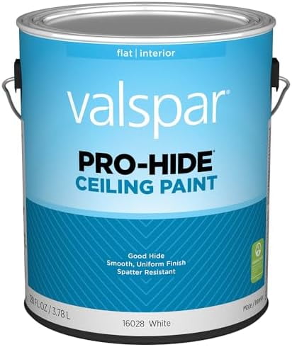Gallon 16028 White -Hide Ceiling Paint, Flat