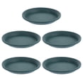 thumbnail image 1 of Gallon Planter Tray Balcony Flowerpot Trays Bonsai Round Water Saucer Garden Drain Pan Succulent Plants Plastic 5 Pcs, 1 of 6