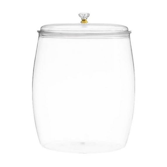 Gallon Plastic jars, Cookie Jar & Candy Jar with Lid, Large Food Storage jar W8