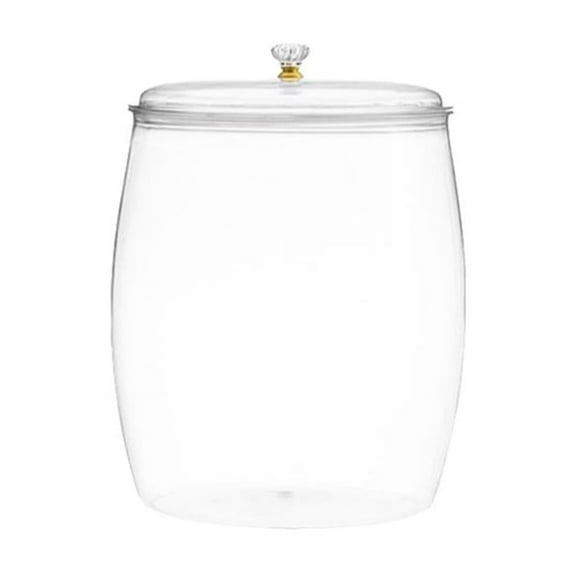 Gallon Plastic jars, Cookie Jar & Candy Jar with Lid, Large Food Storage jar W8