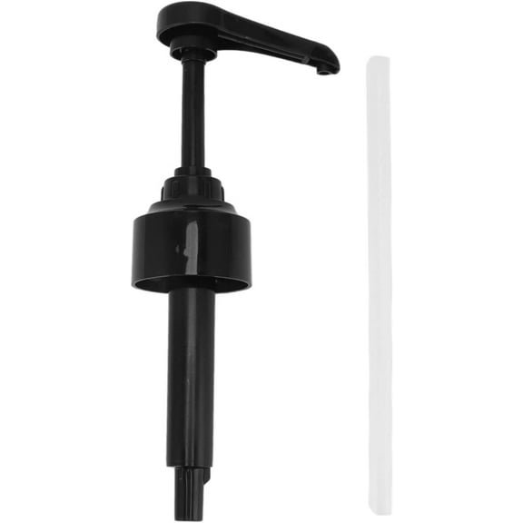 Gallon Pump Dispenser for Plastic or Glass Bottles, Household Pump Push, Syrup Bottle Nozzle with Long Dip Tubes, Bottle Pump Dispenser for Oyster Oil Jam Ketchup Bottles(black)