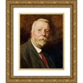 thumbnail image 1 of Gallon, Robert 15x18 Gold Ornate Wood Framed with Double Matting Museum Art Print Titled - A Self Portrait, 1 of 4