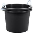thumbnail image 1 of Gallon Rope Handle Tub, 2-Pack, Heavy-Duty Organization and Easy-Access Storage Tub, Multi-Purpose, Made with Rugged Plastic, Black, 1 of 10