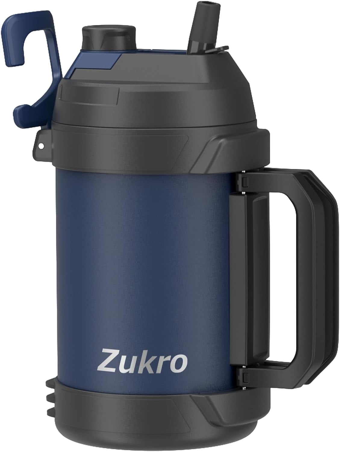 Gallon Water Jug, One Gallon Large Triple Wall Insulated Metal Jug With Straw and Spout, No Sweat 128 oz Stainless Steel Sport Water Bottle Keeps Cold 48 Hours for Outdoors