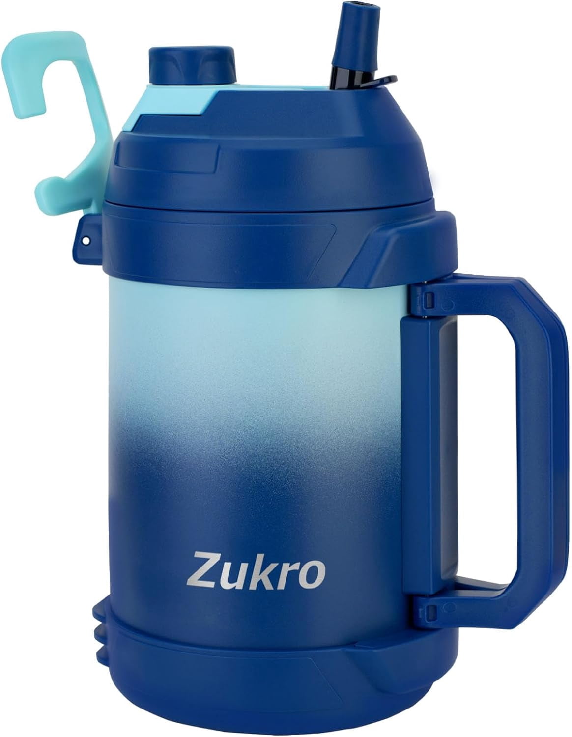 Gallon Water Jug, One Gallon Large Triple Wall Insulated Metal Jug With Straw and Spout, No Sweat 128 oz Stainless Steel Sport Water Bottle Keeps Cold 48 Hours for Outdoors