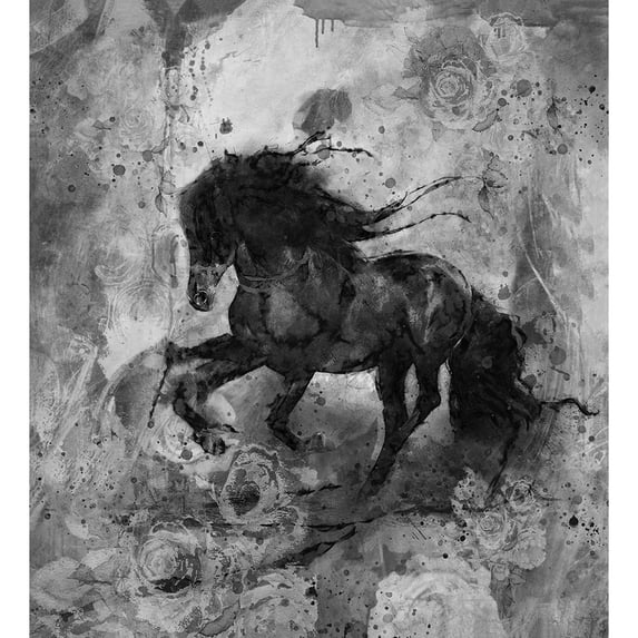 Gallop VI by Marta Wiley (12 x 13)
