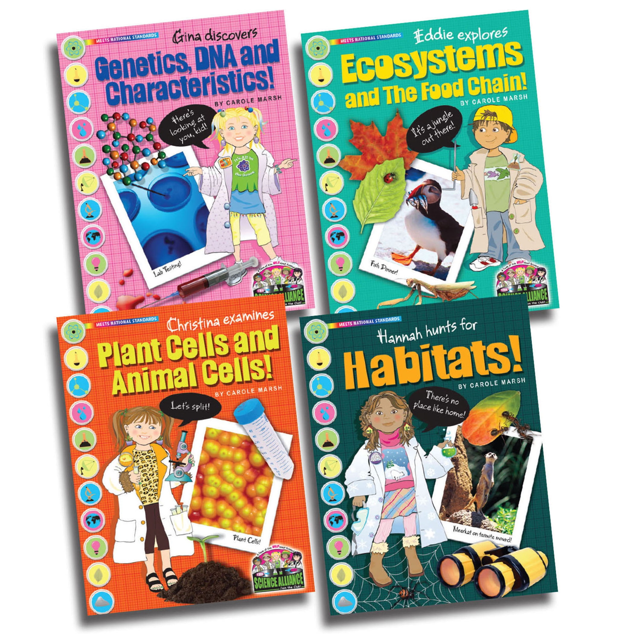 Gallopade Science Alliance Life Science, Set of 4