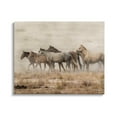 thumbnail image 1 of Galloping Horse Herd Countryside Animals & Insects Graphic Art Gallery Wrapped Canvas Print Wall Art, 1 of 7