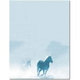 Galloping Horses Letterhead Letterhead Laser & Inkjet Printer Paper (25