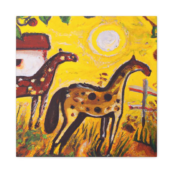 "Galloping Through Time" - Canvas