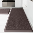 thumbnail image 1 of GALMAXS7 Kitchen Mat Anti Fatigue Cushioned Non Slips Kitchen Rugs and Mats Comfort Foam Floor Mat for Standing,17"x29"+17"x60",Brown, 1 of 10