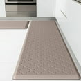 thumbnail image 1 of GALMAXS7 Kitchen Mat Anti Fatigue Cushioned Non Slips Kitchen Rugs and Mats Comfort Foam Floor Mat for Standing,17"x29"+17"x60",Khaki, 1 of 10
