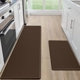 thumbnail image 1 of GALMAXS7 Kitchen Rugs and Mats Kitchen Mat Anti Fatigue Mats for kitchen, Non Slips Kitchen Floor Mat for Standing, 17"x29"+17"x59", Brown, 1 of 12