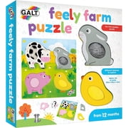Galt Toys Feely Farm Interlocking Puzzle, 6 Piece