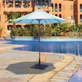 thumbnail image 1 of Galtech 7.5 ft. Antique Bronze Deluxe Commercial Use Umbrella - Ginkgo Sunbrella, 1 of 1