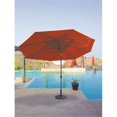 thumbnail image 1 of Galtech 8 x 11 ft. Antique Bronze Deluxe Auto Tilt Umbrella - Walnut Sunbrella, 1 of 1