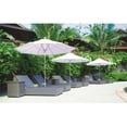 thumbnail image 1 of Galtech 9 ft. Silver Deluxe Commercial Use Umbrella - Navy Blue Sunbrella, 1 of 1