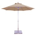 thumbnail image 1 of Galtech International 738dr72 9 ft. Deluxe Auto Tilt & Steel Cable Hand Painted Crank Lift True Blue Sunbrella, 1 of 1