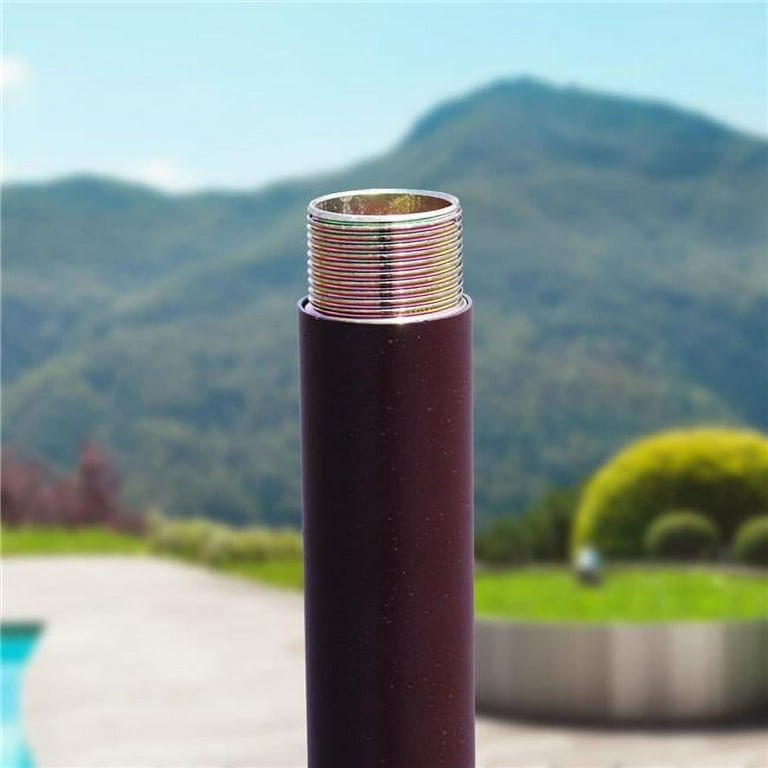 extension pole for patio umbrella Galtech International 789BK Bottom Pole 11 ft. Standard Bottom Umbrella  Extension Pole