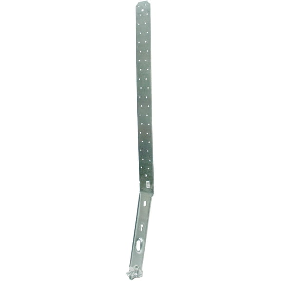 Andryani Rim Joist Strap Tie STHD14RJ - Galvanized Steel, Silver - Size 39-5/8 In.