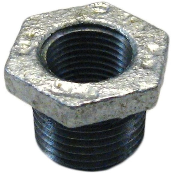 Galvanized 1/2"x3/8" Bushing
