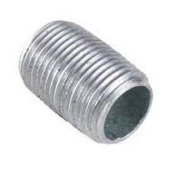 Galvanized 1/4" x Close Nipple