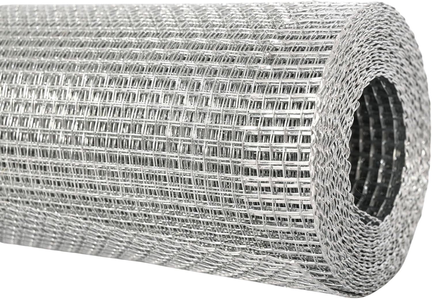 Galvanized Hardware Cloth 1/8 Inch Wire Mesh Roll – Ideal for Garden Fencing, Chicken Coops, DIY Projects, and Beekeeping (16in x 10ft)