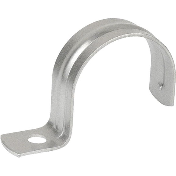 Galvanized 1" One Hole Pipe Strap