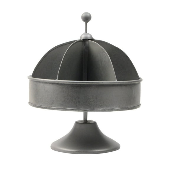 Galvanized 6 Bin Rotating Hardware Jewelry Makeup Organizer Kitchen Home Storage