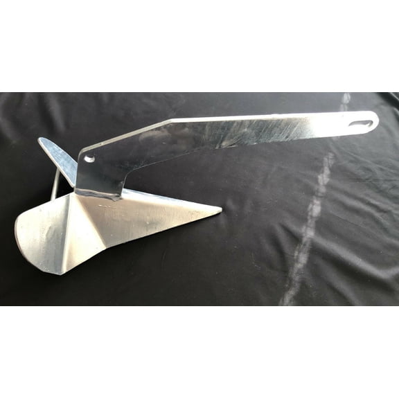Galvanized Delta Anchor 22lbs (10kg) Fast Set Plow Anchor