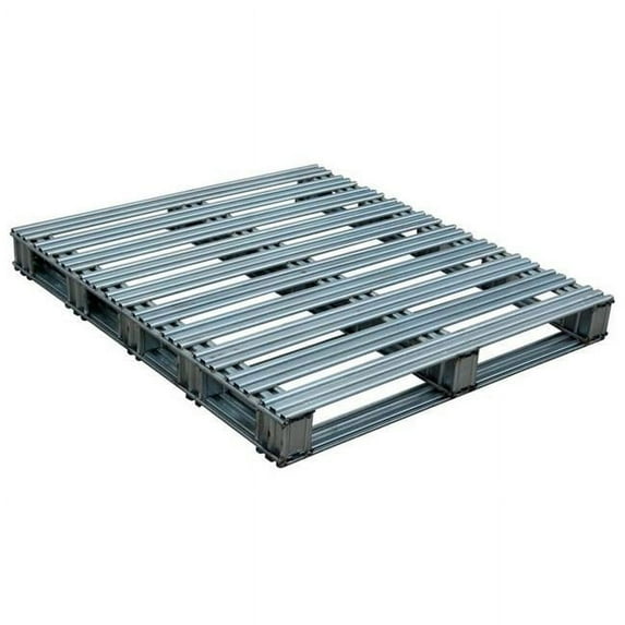 Galvanized Finished Steel Pallet - 42 x 48 in.
