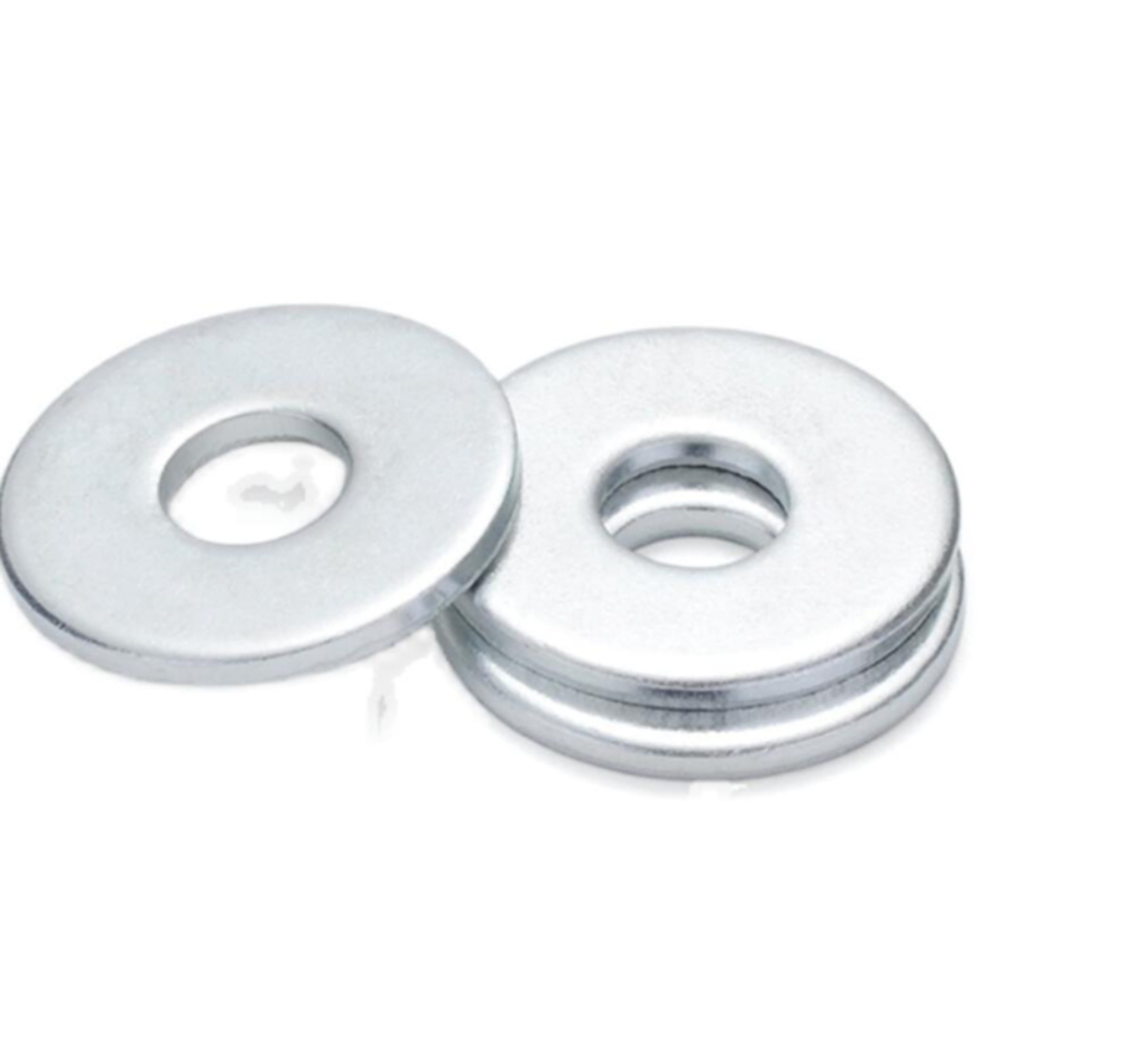 Galvanized Flat Washers for Bolt Screw Mounting Metal Washers 3x14x0.8mm (500g).