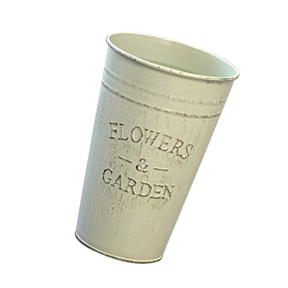 Galvanized Flower Bucket Rustics Tin Metal Vases for Flower Farmhouse Decorative Flowers Bucket Vase Tin Flowers Holders