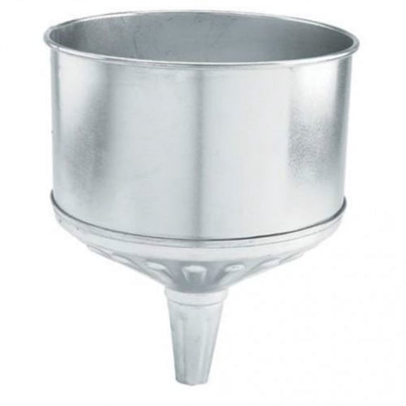 Galvanized Funnel with Locking Tabs and Screen 8 Quart fits Tools Funnels & Measuring Cans