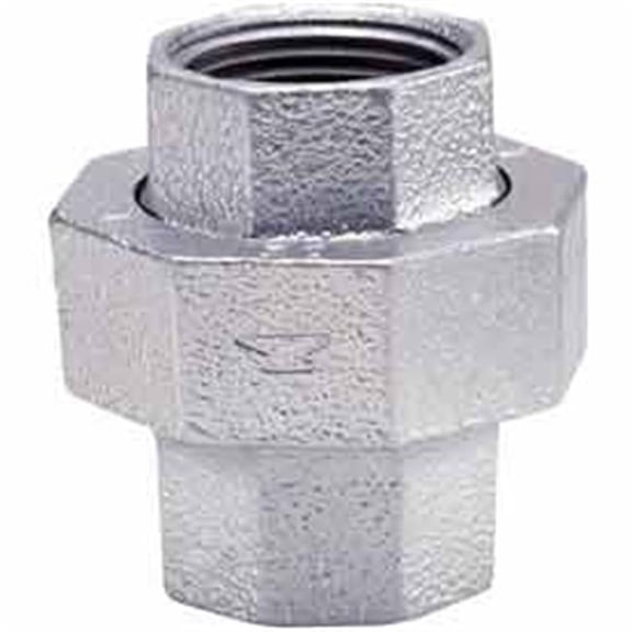 Galvanized Malleable Union - 1 in. - 150 PSI - Durable Connection