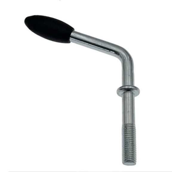 Galvanized Manual Winch Handle For Trailer Jack With For M12 Thread Size Clamp Pipe Fitting Suitable For Various Trailer Systems