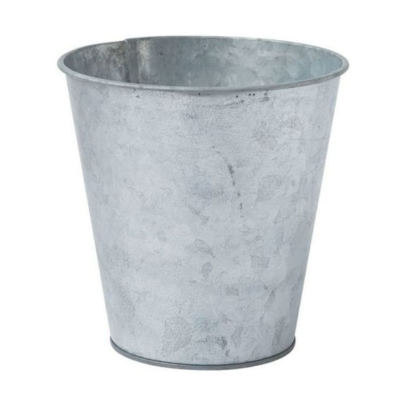 Galvanized Medium Pot - Party Supplies - 6 Pieces