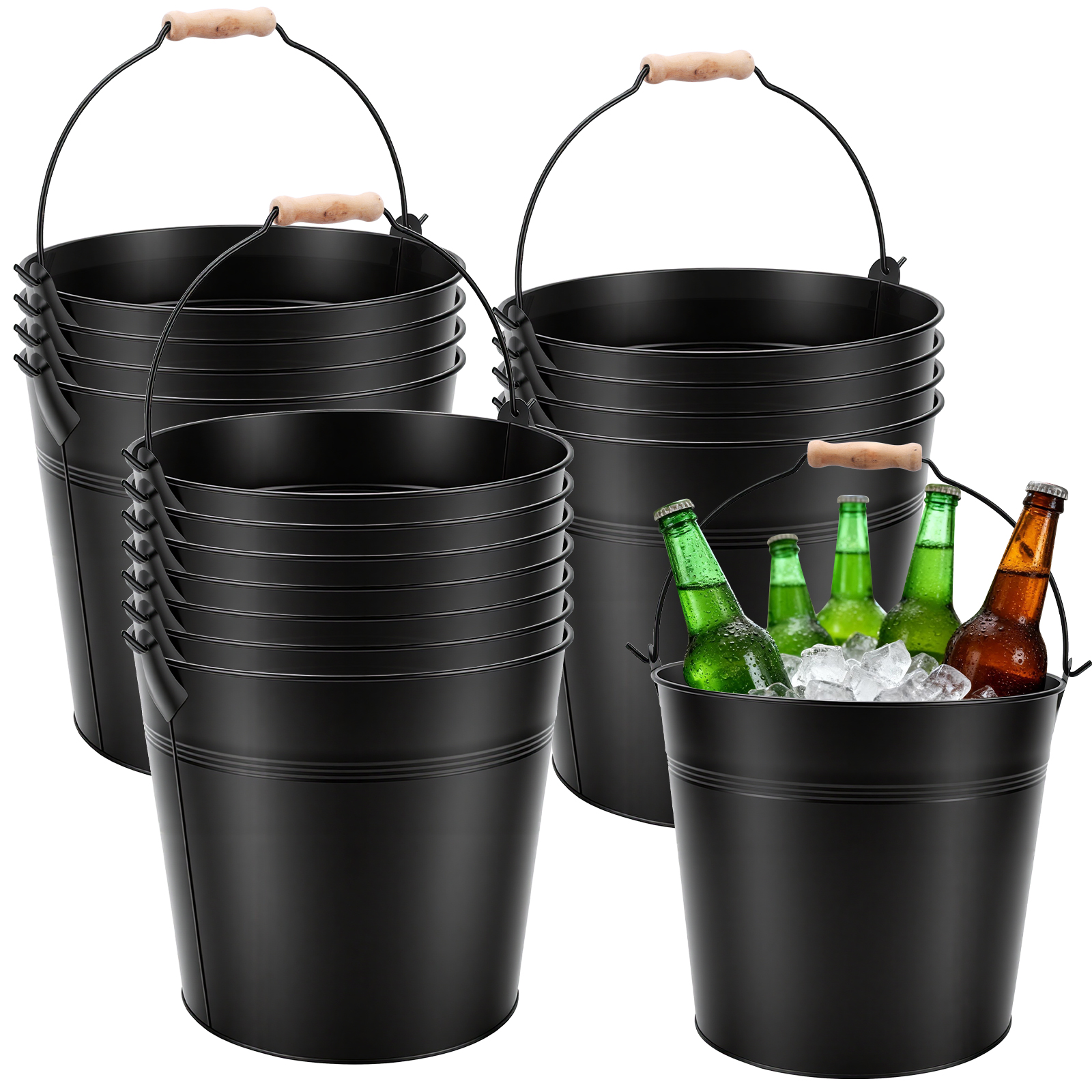 Galvanized Metal Buckets - Walmart.com