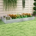 thumbnail image 1 of Galvanized Metal Landscape Edging - 20 FT, 6-Pack - Rustproof Lawn Border for Garden Beds, Pathways & Yards - Easy Install, Flexible Design, 1 of 9