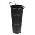 thumbnail image 1 of Galvanized Metal Planter,Farmhouse Flower Vase,French Flower Bucket,Vintage Iron Flower Bin,Umbrella Container Bucket,for Home Office Entryway (Black), 1 of 7