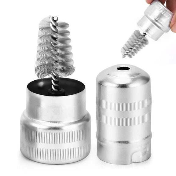 Galvanized Metal Wire Battery Terminal Cleaning Brush for Corrosion Removal & Improved Connection - Essential for Automotive & Marine Battery Maintenance