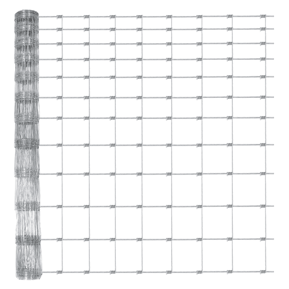 Galvanized Metal Wire Livestock Fence – Heavy Duty Mesh for Cattle, Goat, Deer – Durable, Corrosion-Resistant Yard & Ranch Protection – 5ft x 328ft