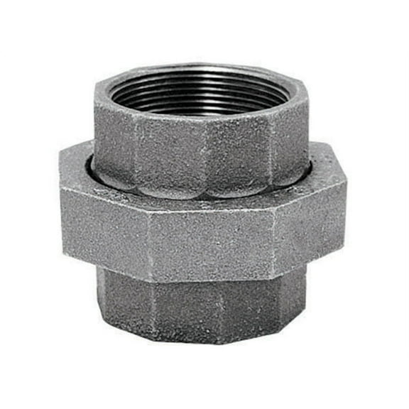 Galvanized Pipe Fitting, Union, Brass/iron, 1-1/2", B & K, 511-707HN
