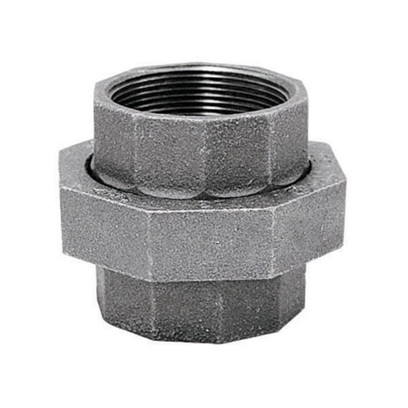 Ace Hardware Galvanized Pipe Fitting Union Brass Finish - 1/2 In. Size, Malleable Iron