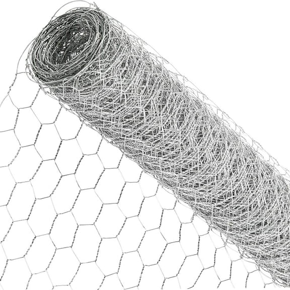 Galvanized Poultry Net - Metal Mesh Fencing / Chicken Wire 2" Holes