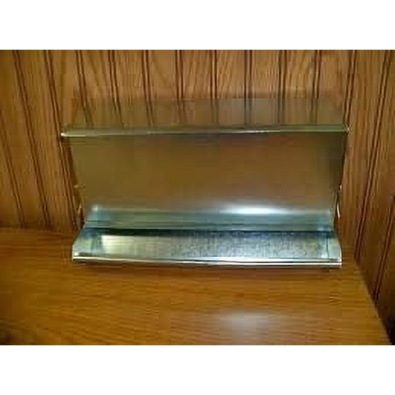 Galvanized Rabbit Feeder 11" with Solid Bottom